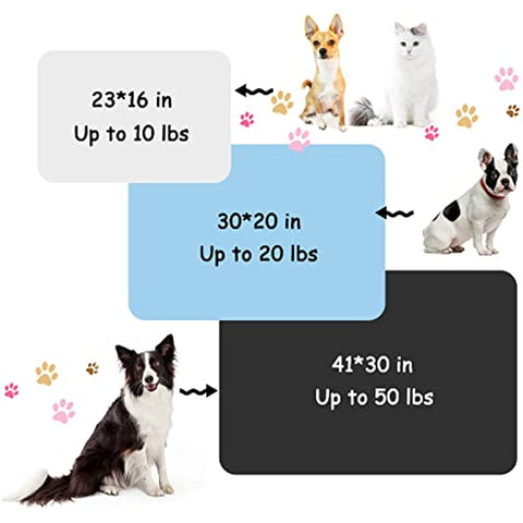 3 Pack Dog Blankets for Large Medium Small Dogs, Super Soft Warm Fluffy Flannel Pet Blanket for Puppy, Black, Grey, and White Cat Blanket, 30 * 20 Inches