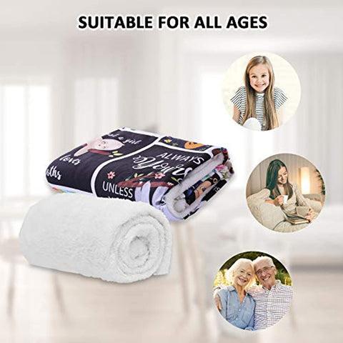 Sloth Throw Blankets Sloth Gifts for Women and Girls Sloth Lovers Super Soft Warm Sherpa Sloth Blankets for Kids and Adults