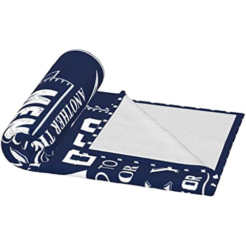Boss Gifts for Men Blanket Boss Day Gift Birthday Christmas Retirement 50X60in Flannel Throw Blanket, Blue
