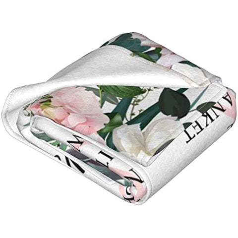 To My Girlfriend Blanket from Boyfriend Girlfriend Birthday Gifts I Love You Gifts for Her Romantic Anniversary Christmas Valentines Gift Soft Throw Blanket for Bed Sofa Couch 60x50in