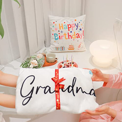 Grandma Blanket from Grandkids Mothers’ Day Grandma Gifts from Grandchildren Last Minute for Grandma Gifts for Grandma from Granddaughter Grandson Grandma Birthday Gifts
