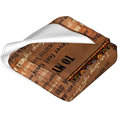 To Brother Throw Blanket Brother Gifts Birthday Christmas for Travel Sofa Couch Bed 50"x60"