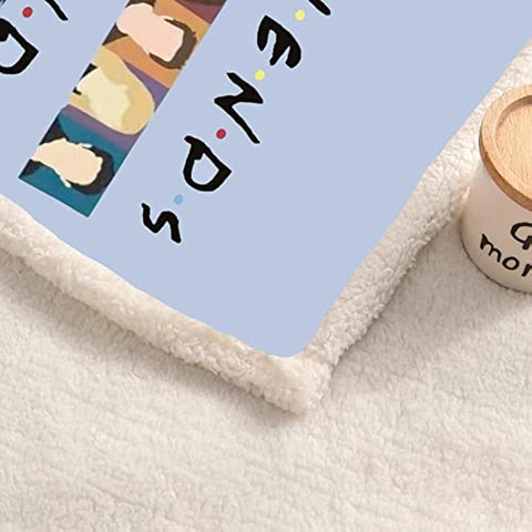 Friends Tv Show Sherpa Blanket The Office Gifts for Women Tv Show Blankets Friends Tv Show Blanket Friends Tv Show Merchandise Blanket Throw Friends TV Show Gift Blanket 60x80
