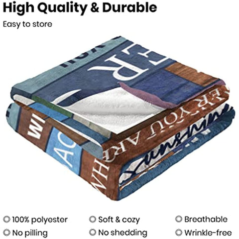 Daughter Gifts for Daughter from Dad, Daughter Blanket from Dad, Graduation Birthday Gifts for Daughter, Father Daughter Gifts, to My Daughter Blanket Throw 60"x50"