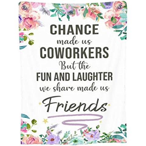 Retirement Gifts for Women Farewell Gifts for Coworkers Blanket Throws Blankets Gifts for Colleague Retired Holiday Birthday 50x60 in