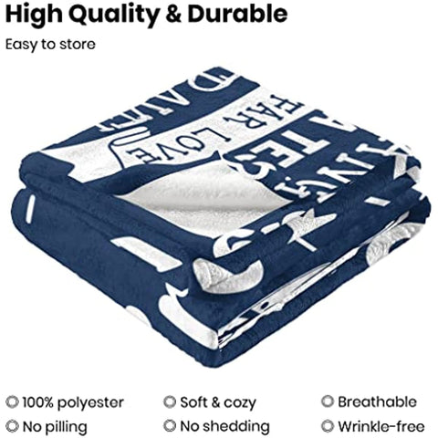Relationship Gifts, Boyfriend Gifts from Girlfriend, Birthday Gifts for Boyfriend Blanket 60"×50", Romantic Gifts for Him Anniversary Valentines Fathers Day, to My Boyfriend Blankets