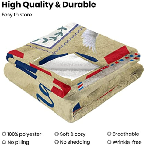 Grandpa Gifts from Grandchildren, Fathers Day Birthday Gifts for Grandpa, Best Gift for Grandpa from Granddaughter, Unique Grandfather Gift Ideas Throw Blanket 60 x 50 Inch
