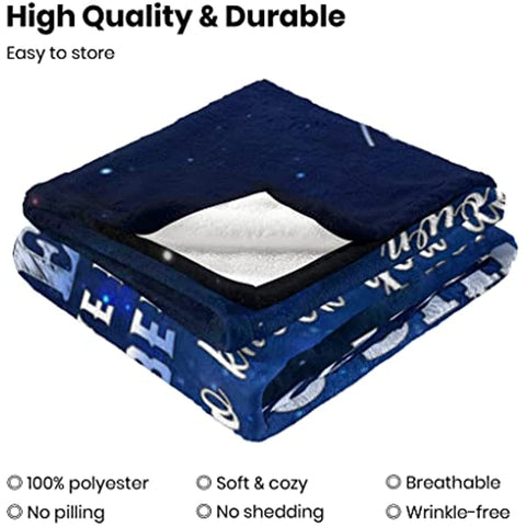 To My Daughter Blanket from Dad, Lion Blanket to My Daughter, Birthday Thanksgiving Gifts for My Daughter Super Soft Cozy Flannel Throw Blanket for Bed Sofa 50 x60 in