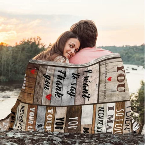 Gifts for Husband, Husband Birthday Gift, Husband Blanket 50''x60'', Blanket for Husband Gifts from Wife Soft Cozy Flannel Throw Blanket for Husband