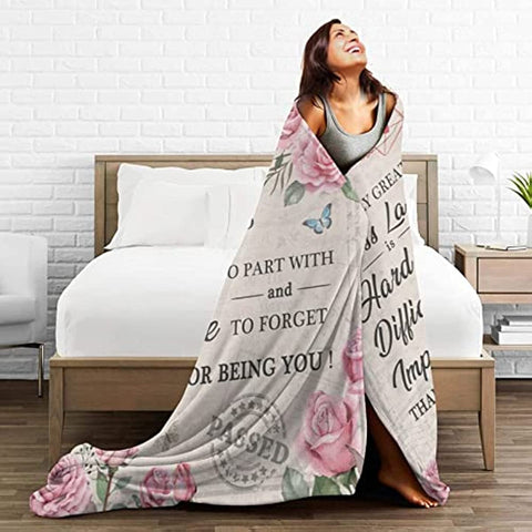 Boss Blanket Boss Gifts for Women Boss Throws Blankets Boss Day Gift Birthday Retirement Valentine's Day Gifts 50"×60"