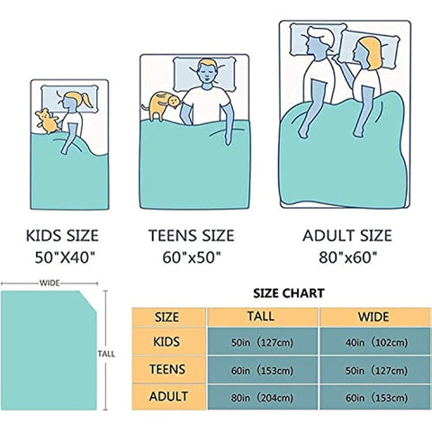 Cool Basketball Fun Ball Throw Blanket Super Soft Warm Bed Blankets Boy Bedding for Couch Bedroom Sofa Office Car, All Season Cozy Flannel Plush Blanket for Girls Boys Adults, 50"X40"