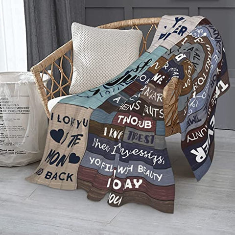 Throws for Aunt,Aunt Blanket from Nephew,Soft Flannel Blanket to Aunt from Niece,Aunt Gifts Throw Blankets,Blessings to My Aunt Blankets,50x60 Blankets Aunt Birthday Gift for Bed,Sofa