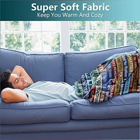 Brother Gifts from Sister, Gifts for Brother Blanket, to My Brother Blanket Birthday Gifts for Brother Adult, Brother Birthday Gifts from Sister, Big Brother Gifts for Anniversary Valentine(60"x50")
