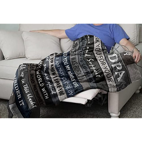 Grandpa Gifts Gifts for Grandpa,Grandpa Birthday Gifts,Best/Great Grandpa Gifts,Birthday Gifts for Grandpa,Grandpa Gifts from Grandchildren/Granddaughter/Grandson,Grandfather Gift Blanket 60”x50”