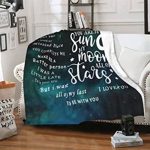 Girlfriend Gifts, Gifts for Girlfriend Blanket, to My Girlfriend Blanket Birthday Gifts for Her,Anniversary Valentine Girlfriend Gifts from Boyfriend 60"X 50" Girlfriend Graduation Gift