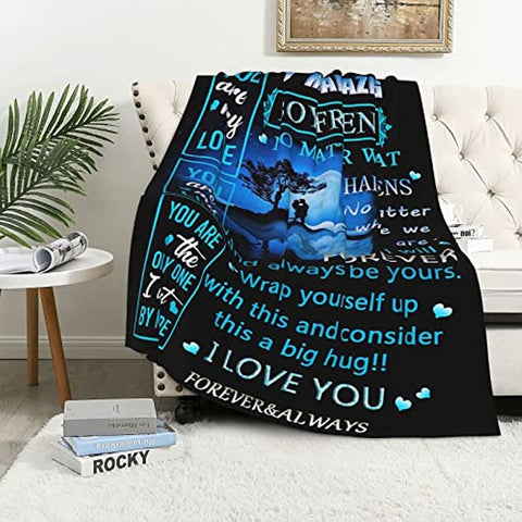 To My Amazing Boyfriend Blanket from Girlfriend 60"×50",Best for Him Boyfriend,Unique Birthday Gifts for Boyfriend,Valentines Day Gifts for Boyfriend,Throw Blanket for Boyfriend