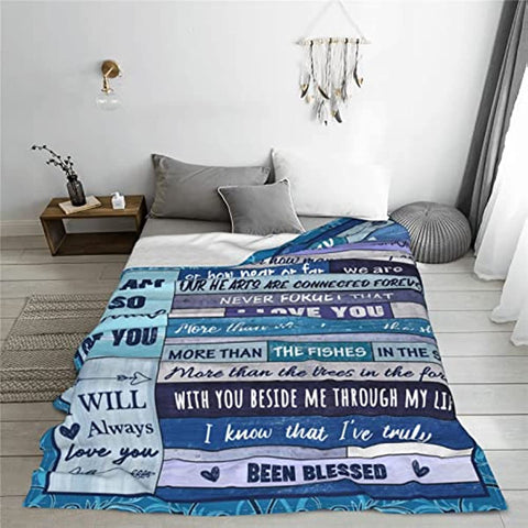 Grandpa Gifts Throw Blanket from Granddaughter Grandson Fathers Day Blankets Gifts Birthday for Grandpa from Grandkids Thanksgiving Gifts Blankets 50"x60"