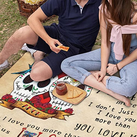 to My Wife Blanket from Husband, Gifts for Wife Wedding Anniversary Romantic Gifts for Her, Hallowen Christmas Valentines Birthday Gifts for Wife, Wife Blanket 50"x60"