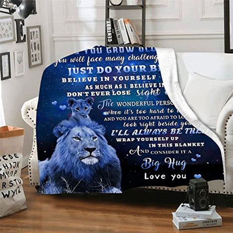 to My Nephew Blanket, Nephew Gifts from Uncle or Aunt, Nephew Gift Ideas for Birthday Christmas Graduation, Gifts for Nephew Flannel Throw Blanket 60"x50"