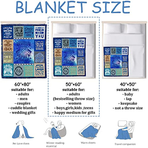 Nephew Gifts from Auntie, to My Nephew Blanket, Gifts for Nephew from Uncle/Aunt, Nephew Blanket from Aunt, Nephew Gift Ideas for Birthday Graduation Gifts for Nephew Throw Blanket 60"x50"
