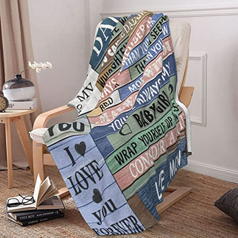 Daughter Gifts for Daughter Blanket, Daughter Gift from Mom, Birthday Gifts for Daughter, Daughter Gifts for Birthday Graduation, Daughter Throw Blanket 60"x 50"
