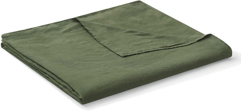 Cooling Bamboo & Cozy Velvet Dual-Sided Duvet for Weighted Blankets (80''x87'') - Blue Grey Print