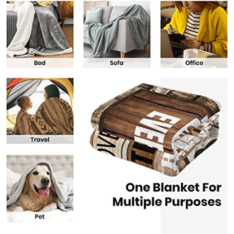 Uncle Gifts from Niece, Uncle Blanket Gift 50''x60'', Best Uncle Gifts, Christmas Birthday Gift for Uncle Blanket Soft Fleece Flannel Throw Blanket Uncle Gifts from Niece and Nephew
