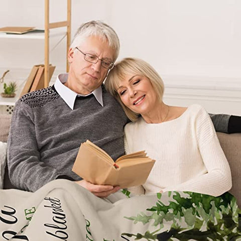 Grandpa Gifts Blanket 60’’x50’’, Great Gifts for Grandpa, Best Grandpa Gifts, Grandpa Gifts from Grandchildren, Grandpa Birthday Gift Blanket, to My Grandfather Gift from Granddaughter/Grandson