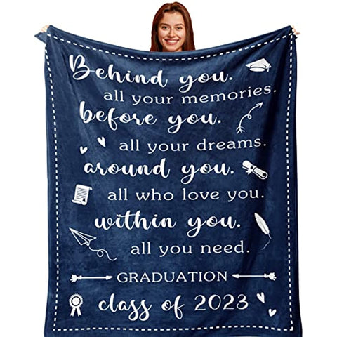 Graduation Gifts Graduation Gifts for Her 2023 - Graduation Gifts for Him 2023-2023 Graduation Gifts - PHD Graduation Gifts - College/Masters Degree Graduation Gifts for Her - Blanket 60X50in