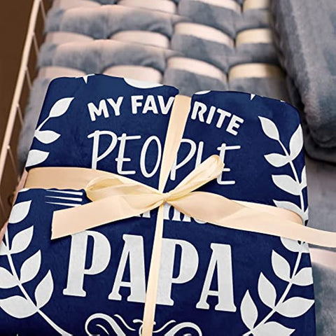 Grandpa Gifts, Gifts for Grandpa, Papa Gifts, Best Grandpa Gifts, Grandfather Gift, Unique Gifts for Grandpa, Grandpa Birthday Gifts, Papa Gift Ideas, Grandfather Gifts Papa Blanket 50"X60"