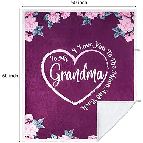 Gifts for Grandma Birthday Gifts, Christmas Grandma Gifts, Thoughtful Gifts for Grandma, Birthday Gifts for Grandma, Best Grandma Gifts from Grandchildren, Grandmother Gifts Ideas - Grandma Blanket