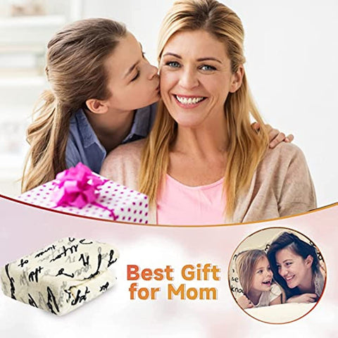 Blanket Love Letter to My Mom Personalized Printed Air Mail Throw Blankets for Couch Sofa Bed Supersoft Flannel Throws Birthday Indoor Home Decor 60” x 80”