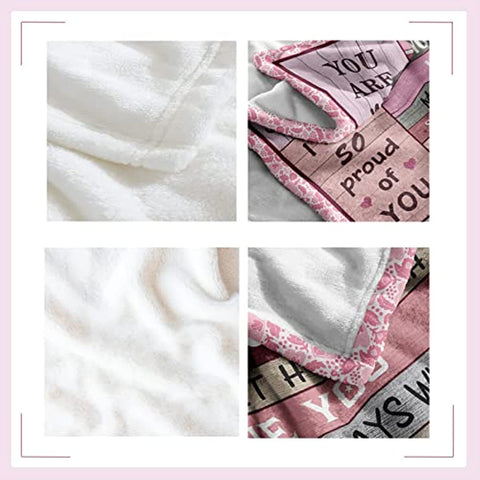 Granddaughter Gifts from Grandma Grandpa, Gifts for Granddaughter, Granddaughter Gift Ideas, to My Granddaughter Christmas Graduation Birthday Valentine’s Day Gift Throw Blanket 60" x 50"
