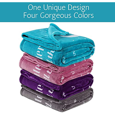 To My Daughter Blanket, Gifts for Daughter from Dad, Mom, Daughter Gifts for Teen Girls, Grown Women, Daughter Presents for Birthday, Mothers Day, Throw 60x50 Inches (Teal)