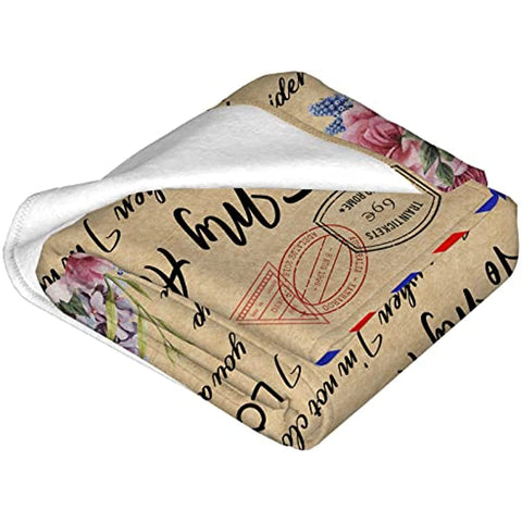To My Aunt Blanket from Niece Quilt Envelope Throw Blankets Mothers Day Blanket Gifts for Auntie Flannel Blanket Birthday Women's Day Holiday 50"x60"