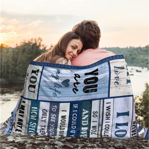 Gifts for Boyfriend, Boyfriend Blanket from Girlfriend 50''x60'', Boyfriend Birthday Gift Blanket for Boyfriend Gifts Soft Cozy Flannel Throw Blanket for Boyfriend