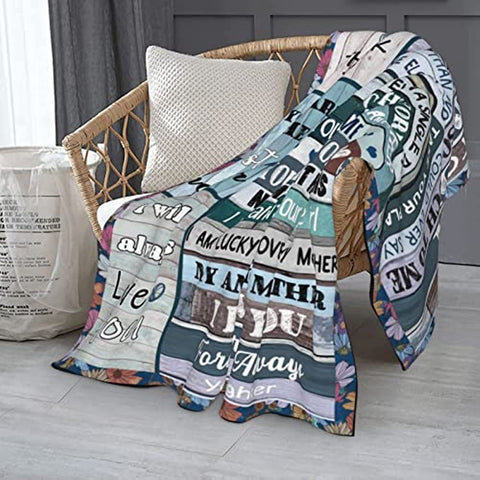 Gifts for Mom from Daughter, Mom Blanket from Daughter 50''x60'', Mom Gifts, Mothers Day Birthday Gifts for Mom Soft Cozy Flannel Throw Blanket Mom Birthday Gifts Blanket for Mom