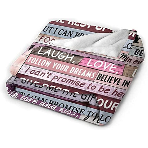 to My Daughter Gifts Throw Blanket Daughter Blankets from Mom Birthday Gifts from Mother Christmas Thanksgiving New Year Valentines Day Gifts 50"x60"