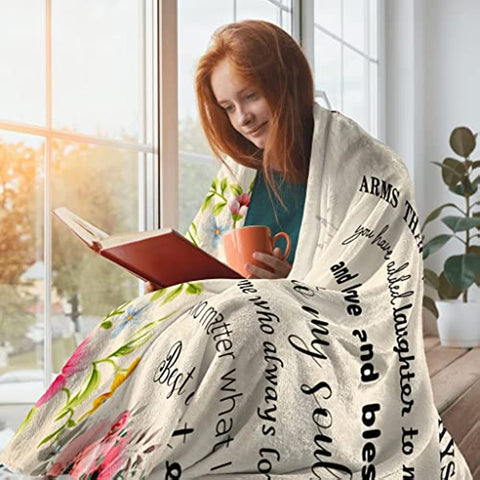 Mothers Day Aunt Gifts Throw Blanket - Aunt Gifts from Niece - Birthday Gifts for Aunt - Best Aunt Ever Gifts - Gifts for Aunts from Niece - Auntie Gifts 60x50 Inch