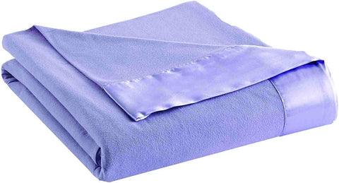 Micro Flannel Twin-Size All Seasons Lightweight Sheet Blanket, Machine Wash & Dry, No Pilling, 84Lx72W, Sand