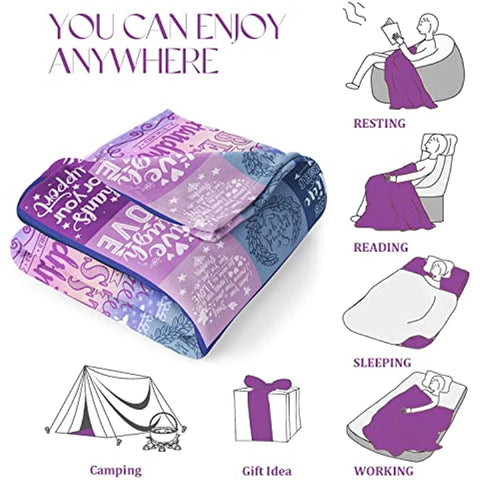 Gifts for Grandma, Grandma Blanket, Grandma Gifts, Grandma Birthday Gifts from Grandchildren, Nana Gifts Blanket, Grandma Gifts from Grandkids, Gifts for Grandmother Super Soft Throw Blanket 50"x60"