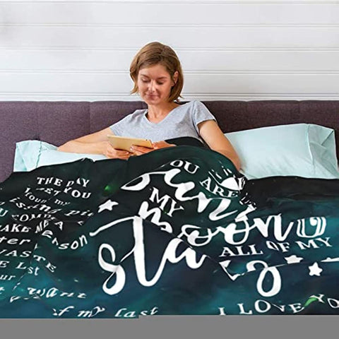 Girlfriend Gifts, Gifts for Girlfriend Blanket, to My Girlfriend Blanket Birthday Gifts for Her,Anniversary Valentine Girlfriend Gifts from Boyfriend 60"X 50" Girlfriend Graduation Gift