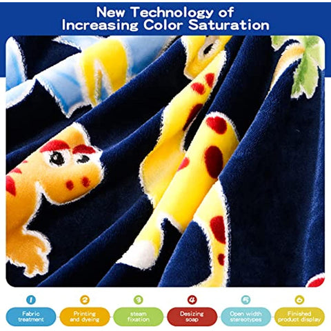 Glow in The Dark Dinosaur Blanket for Boys,Dinosaur Gifts for Boys 1-12 Year Old,Dinosaur Toys for Toddler Kids Teens,Room Decor Birthday Easter Christmas Thanksgiving Gifts for Boy