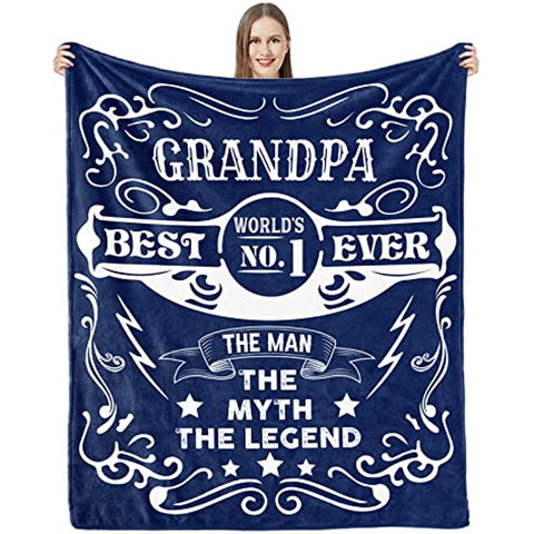 Grandpa Gifts for Grandpa Christmas Birthday Gifts for Grandpa Gift from Granddchildren Christmas Fathers Day Brithday Gifts for Grandpa from Grands to My Grandpa Blanket Present for Grandfather Papa