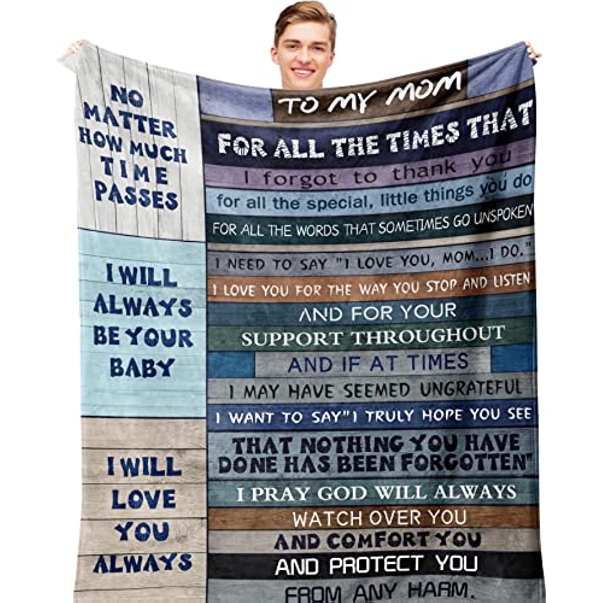 Mothers Day for mom, Birthday Gifts for Mom from Son, Mom Gifts from Daughter, Mama Gifts, Best mom Ever Gifts idea Mother's Day, Valentine's Day, Christmas Flannel Blanket 60x50in