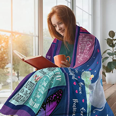 Niece Gifts from Auntie, Niece Blanket 60"x50", Niece Birthday Gifts from Aunt, Graduation Gifts for Niece from Uncle, Grown Niece Gift Ideas for Graduation Christmas, to My Niece Throw Blankets