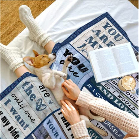 Gifts for Boyfriend, Boyfriend Blanket from Girlfriend 50''x60'', Boyfriend Birthday Gift Blanket for Boyfriend Gifts Soft Cozy Flannel Throw Blanket for Boyfriend