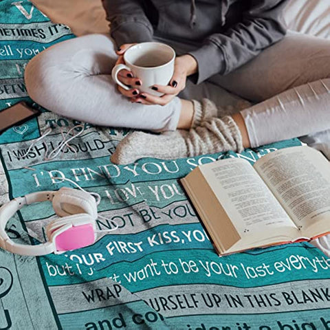 Mother's Day for Girlfriend, Gifts for Girlfriend Blanket 60"x50", Girlfriend Gifts Ideas, Romantic Gifts for Her, Birthday Gifts for Girlfriend, Girlfriend Birthday Gifts