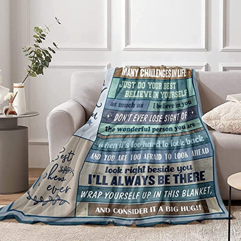 Nephew Gifts from Auntie Blanket, Nephew Gifts, to My Nephew Encouragement Gifts, Best Nephew Ever Gift from Uncle, Funny Graduation/Birthday for Nephews Throw Blankets 60"X50"