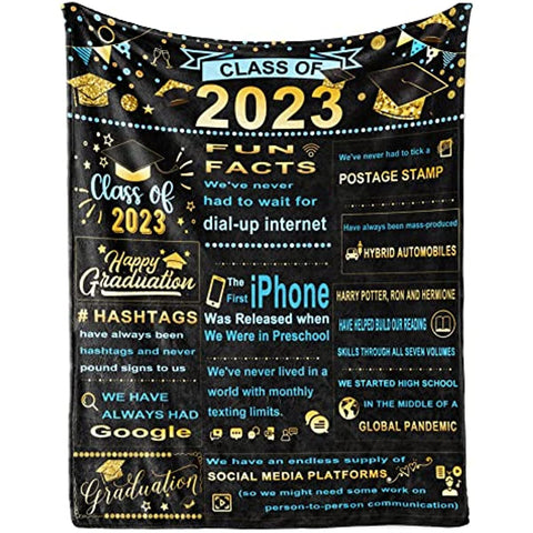 Graduation Gifts, Graduation Gifts for Her, Graduation Gifts for Him, Graduation 2023, 2023 Graduation Blanket, 2023 Graduation Gifts, Graduation Gift Throw Blankets 50" × 60"